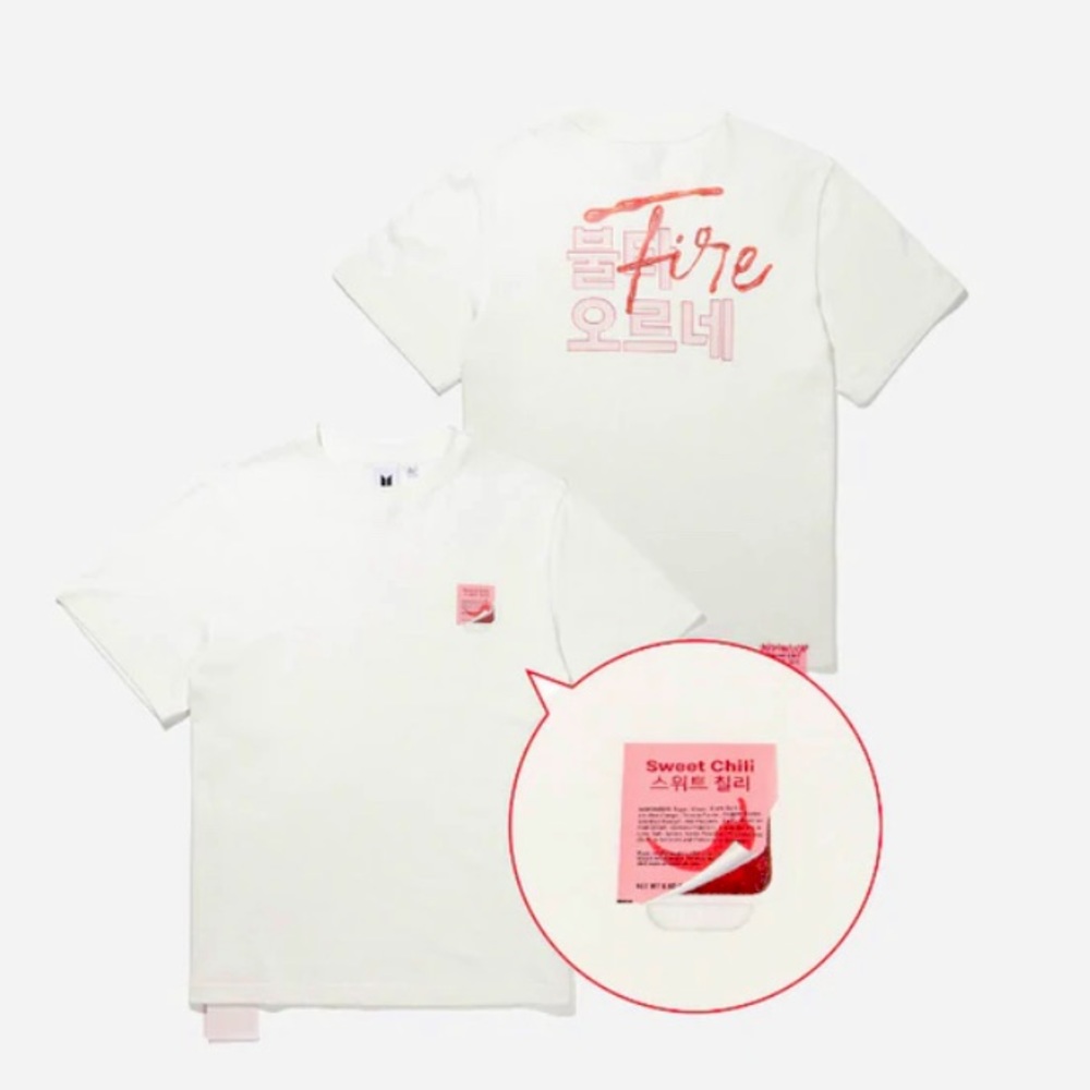 Brand New BTS McDonalds Sweet Chili Sauce Shirt in size Large